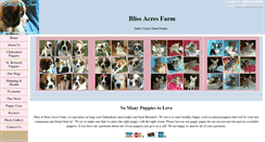 Desktop Screenshot of blissacres.com